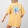Spread Kindness Like Snowflakes Christmas Teacher Unity Day Women's Comfort Colors T-Shirt Back Print Mustard Spread Kindness Like Snowflakes Christmas Teacher Unity Day Women's Comfort Colors T-Shirt Back Print Mustard