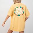 Stand Up For Science STEM Advocacy Pro Scientific Teacher Women's Comfort Colors T-Shirt Back Print Mustard