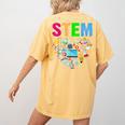 STEM Science Technology Engineering Math Teacher Women's Comfort Colors T-Shirt Back Print Mustard STEM Science Technology Engineering Math Teacher Women's Comfort Colors T-Shirt Back Print Mustard