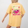 Our Students Are One In A Melon Teacher Watermelon Summer Women's Comfort Colors T-Shirt Back Print Mustard Our Students Are One In A Melon Teacher Watermelon Summer Women's Comfort Colors T-Shirt Back Print Mustard