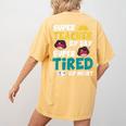 Super Hero Teacher Superheroes Women's Comfort Colors T-Shirt Back Print Mustard Super Hero Teacher Superheroes Women's Comfort Colors T-Shirt Back Print Mustard
