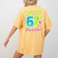 I Survived 67 Days Of School 67 Meme Science Teacher Women's Comfort Colors T-Shirt Back Print Mustard I Survived 67 Days Of School 67 Meme Science Teacher Women's Comfort Colors T-Shirt Back Print Mustard