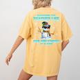 Surviving The Teacher Life Pjs Pajamas Christmas Xmas Teache Women's Comfort Colors T-Shirt Back Print Mustard Surviving The Teacher Life Pjs Pajamas Christmas Xmas Teache Women's Comfort Colors T-Shirt Back Print Mustard