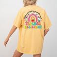 It Takes A Big Heart To Shape Little Minds Teacher Assistant Women's Comfort Colors T-Shirt Back Print Mustard It Takes A Big Heart To Shape Little Minds Teacher Assistant Women's Comfort Colors T-Shirt Back Print Mustard