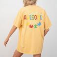 I Teach Awesome Kids Shirt Autism Special Education Teacher Women's Comfort Colors T-Shirt Back Print Mustard I Teach Awesome Kids Shirt Autism Special Education Teacher Women's Comfort Colors T-Shirt Back Print Mustard
