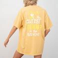 I Teach The Cutest Bees In The Beehive Kindergarten Teacher Women's Comfort Colors T-Shirt Back Print Mustard I Teach The Cutest Bees In The Beehive Kindergarten Teacher Women's Comfort Colors T-Shirt Back Print Mustard
