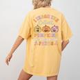 I Teach The Cutest Pumpkins In The Patch 1st Grade Teacher For Men Women Kids Women's Comfort Colors T-Shirt Back Print Mustard I Teach The Cutest Pumpkins In The Patch 1st Grade Teacher For Men Women Kids Women's Comfort Colors T-Shirt Back Print Mustard