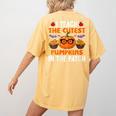 I Teach The Cutest Pumpkins In The Patch Halloween Teacher Women's Comfort Colors T-Shirt Back Print Mustard I Teach The Cutest Pumpkins In The Patch Halloween Teacher Women's Comfort Colors T-Shirt Back Print Mustard