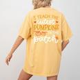 I Teach The Cutest Pumpkins In The Patch Shirt Teacher Women's Comfort Colors T-Shirt Back Print Mustard I Teach The Cutest Pumpkins In The Patch Shirt Teacher Women's Comfort Colors T-Shirt Back Print Mustard
