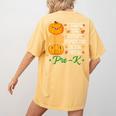 I Teach Cutest Pumpkins In Patch Thanksgiving Teacher Pre-K For Men Women Women's Comfort Colors T-Shirt Back Print Mustard I Teach Cutest Pumpkins In Patch Thanksgiving Teacher Pre-K For Men Women Women's Comfort Colors T-Shirt Back Print Mustard