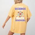 I Teach Science Because Math Teachers Need Heroes Too Women's Comfort Colors T-Shirt Back Print Mustard I Teach Science Because Math Teachers Need Heroes Too Women's Comfort Colors T-Shirt Back Print Mustard