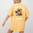 I Teach The Sweetest Duckies Teacher Rubber Duck Teaching Women's Comfort Colors T-Shirt Back Print Mustard I Teach The Sweetest Duckies Teacher Rubber Duck Teaching Women's Comfort Colors T-Shirt Back Print Mustard