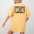 Teacher Appreciation Boho Floral Leopard Checkered Women's Comfort Colors T-Shirt Back Print Mustard Teacher Appreciation Boho Floral Leopard Checkered Women's Comfort Colors T-Shirt Back Print Mustard