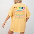 Teacher Definition Teaching School Teacher Women's Comfort Colors T-Shirt Back Print Mustard Teacher Definition Teaching School Teacher Women's Comfort Colors T-Shirt Back Print Mustard