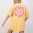 In My Teacher Era Yeehaw Pink Teacher Western Cowgirl Women's Comfort Colors T-Shirt Back Print Mustard