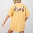 Teacher Fuel Coffee Teacher Mug Latte Iced Coffee Fall Women's Comfort Colors T-Shirt Back Print Mustard Teacher Fuel Coffee Teacher Mug Latte Iced Coffee Fall Women's Comfort Colors T-Shirt Back Print Mustard