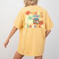 Teacher Halloween Cute Booooks Ghost Read More Books Women's Comfort Colors T-Shirt Back Print Mustard Teacher Halloween Cute Booooks Ghost Read More Books Women's Comfort Colors T-Shirt Back Print Mustard