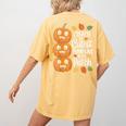 Teacher Halloween Tshirts I Teach The Cutest Pumpkins Women's Comfort Colors T-Shirt Back Print Mustard Teacher Halloween Tshirts I Teach The Cutest Pumpkins Women's Comfort Colors T-Shirt Back Print Mustard