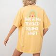 This Is My Teacher Pajama Shirt Teacher Life Tee Women's Comfort Colors T-Shirt Back Print Mustard This Is My Teacher Pajama Shirt Teacher Life Tee Women's Comfort Colors T-Shirt Back Print Mustard