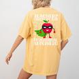 Teacher I Prefer The Term Educational Superhero Women's Comfort Colors T-Shirt Back Print Mustard