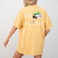 Teacher Puns I'm Tea-Cher Tea Lover Fun Teacher For Men Women Women's Comfort Colors T-Shirt Back Print Mustard Teacher Puns I'm Tea-Cher Tea Lover Fun Teacher For Men Women Women's Comfort Colors T-Shirt Back Print Mustard