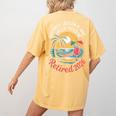 Teacher Retirement Shirts 2026 Goodbye Lesson Hello Freedom Women's Comfort Colors T-Shirt Back Print Mustard