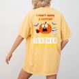 Being a Teacher Is Scary Enough Halloween Women's Comfort Colors T-Shirt Back Print Mustard Being a Teacher Is Scary Enough Halloween Women's Comfort Colors T-Shirt Back Print Mustard