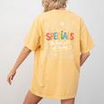 Teacher Specials The Best Part Of The Day Specials Squad Women's Comfort Colors T-Shirt Back Print Mustard Teacher Specials The Best Part Of The Day Specials Squad Women's Comfort Colors T-Shirt Back Print Mustard
