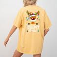 Teacher Squad Red Plaid Rudolph Reindeer Christmas Women's Comfort Colors T-Shirt Back Print Mustard Teacher Squad Red Plaid Rudolph Reindeer Christmas Women's Comfort Colors T-Shirt Back Print Mustard