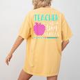 Teacher Of Tiny Humans Preschool Pre K Kindergarten Teacher Women's Comfort Colors T-Shirt Back Print Mustard Teacher Of Tiny Humans Preschool Pre K Kindergarten Teacher Women's Comfort Colors T-Shirt Back Print Mustard