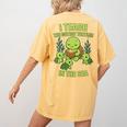 Teachers Day Women's Comfort Colors T-Shirt Back Print Mustard Teachers Day Women's Comfort Colors T-Shirt Back Print Mustard