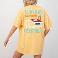 Teachers Make All Other Professions Possible Back To School For Men Women Women's Comfort Colors T-Shirt Back Print Mustard Teachers Make All Other Professions Possible Back To School For Men Women Women's Comfort Colors T-Shirt Back Print Mustard