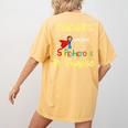 Teachers Are Superheroes First Day School T-Shirt Women's Comfort Colors T-Shirt Back Print Mustard Teachers Are Superheroes First Day School T-Shirt Women's Comfort Colors T-Shirt Back Print Mustard