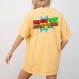 Teaching Is My Superpower Comic Back To School Teacher Women's Comfort Colors T-Shirt Back Print Mustard Teaching Is My Superpower Comic Back To School Teacher Women's Comfort Colors T-Shirt Back Print Mustard