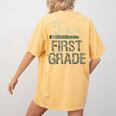 Team First Grade Camo 1st Grade Teacher Camouflage Women's Comfort Colors T-Shirt Back Print Mustard Team First Grade Camo 1st Grade Teacher Camouflage Women's Comfort Colors T-Shirt Back Print Mustard