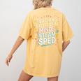Team Sped Sped Teacher Special Education Teacher Team Women's Comfort Colors T-Shirt Back Print Mustard Team Sped Sped Teacher Special Education Teacher Team Women's Comfort Colors T-Shirt Back Print Mustard