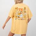 Team TK Crew Preppy Coquette Bow Pumpkin Fall TK Teacher Women's Comfort Colors T-Shirt Back Print Mustard Team TK Crew Preppy Coquette Bow Pumpkin Fall TK Teacher Women's Comfort Colors T-Shirt Back Print Mustard