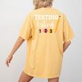 Testing Testing 123 Cute Math Teacher Student Test Day Men Women Girls Kids Women's Comfort Colors T-Shirt Back Print Mustard Testing Testing 123 Cute Math Teacher Student Test Day Men Women Girls Kids Women's Comfort Colors T-Shirt Back Print Mustard
