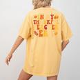 In My Thankful Teacher Era Autumn Thanksgiving Fall Season Women's Comfort Colors T-Shirt Back Print Mustard In My Thankful Teacher Era Autumn Thanksgiving Fall Season Women's Comfort Colors T-Shirt Back Print Mustard