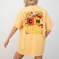 Thanksgiving 67 Meme Science Teacher Periodic Table Women Women's Comfort Colors T-Shirt Back Print Mustard