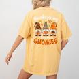 Thanksgiving Shirts For Women With My Gnomies Teachers Gnome Women's Comfort Colors T-Shirt Back Print Mustard Thanksgiving Shirts For Women With My Gnomies Teachers Gnome Women's Comfort Colors T-Shirt Back Print Mustard