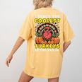 Thanksgiving I Teach Coolest Turkeys Teacher Fall Women Men Women's Comfort Colors T-Shirt Back Print Mustard Thanksgiving I Teach Coolest Turkeys Teacher Fall Women Men Women's Comfort Colors T-Shirt Back Print Mustard