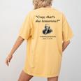 Thomas Jefferson USA History Teacher Student Women's Comfort Colors T-Shirt Back Print Mustard Thomas Jefferson USA History Teacher Student Women's Comfort Colors T-Shirt Back Print Mustard