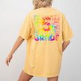 Tie Dye 5th Grade Typography Team Fifth Grade Teacher For Men Women Girls Kids Women's Comfort Colors T-Shirt Back Print Mustard Tie Dye 5th Grade Typography Team Fifth Grade Teacher For Men Women Girls Kids Women's Comfort Colors T-Shirt Back Print Mustard