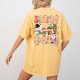 Tis The Season For Inclusion Christmas Sped Teacher Women's Comfort Colors T-Shirt Back Print Mustard
