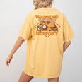 Historian History Teacher Student Men Women Kids Women's Comfort Colors T-Shirt Back Print Mustard
