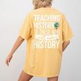 History Teacher Appreciation History Teaching Women's Comfort Colors T-Shirt Back Print Mustard History Teacher Appreciation History Teaching Women's Comfort Colors T-Shirt Back Print Mustard