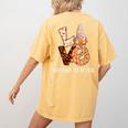 History Teacher Love Autumn Fall Gnome For Teachers For Men Women Women's Comfort Colors T-Shirt Back Print Mustard History Teacher Love Autumn Fall Gnome For Teachers For Men Women Women's Comfort Colors T-Shirt Back Print Mustard