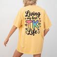 Transitional Kindergarten TK Teacher Women's Comfort Colors T-Shirt Back Print Mustard Transitional Kindergarten TK Teacher Women's Comfort Colors T-Shirt Back Print Mustard