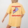 I Want A Hippopotenuse For Christmath Math Teacher Christmas Women's Comfort Colors T-Shirt Back Print Mustard I Want A Hippopotenuse For Christmath Math Teacher Christmas Women's Comfort Colors T-Shirt Back Print Mustard